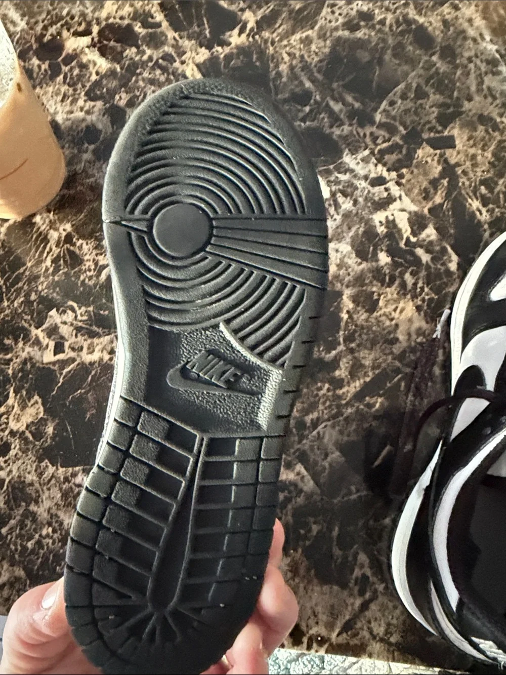 Nike Black and White Skateboard Sneakers